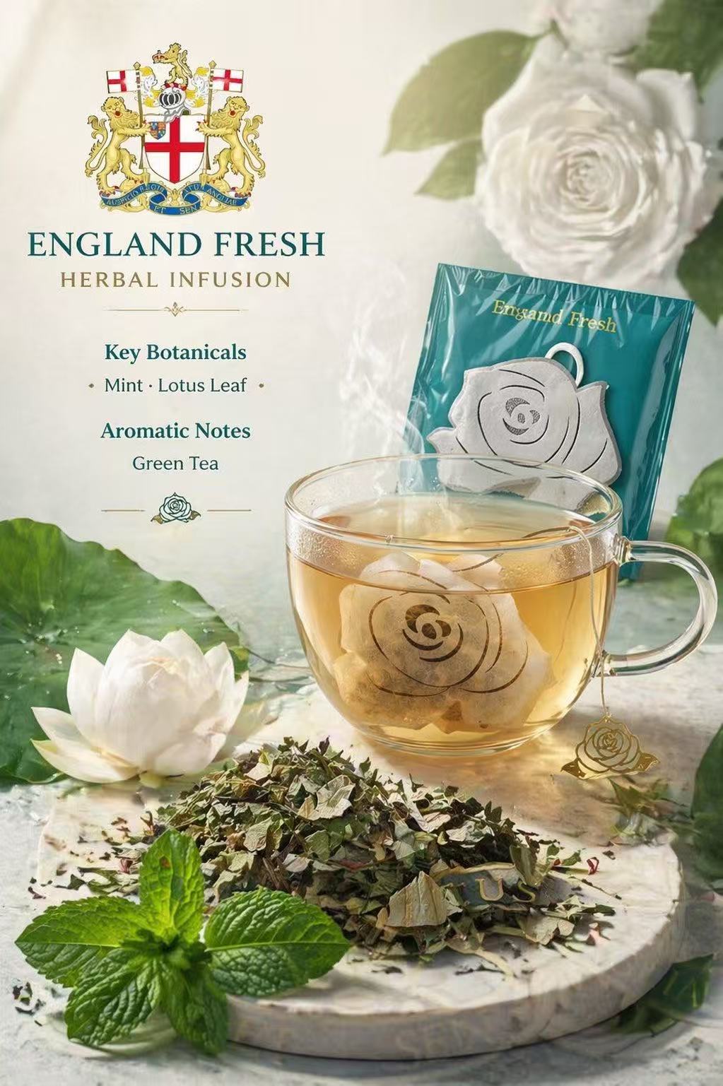 Emerald Fresh - Refreshing Green Mint Tea Blend