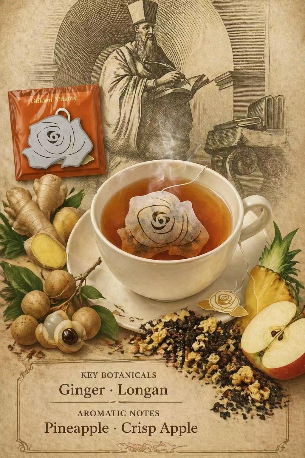 Golden Vitality - Immune Support Fruit & Botanical Tea